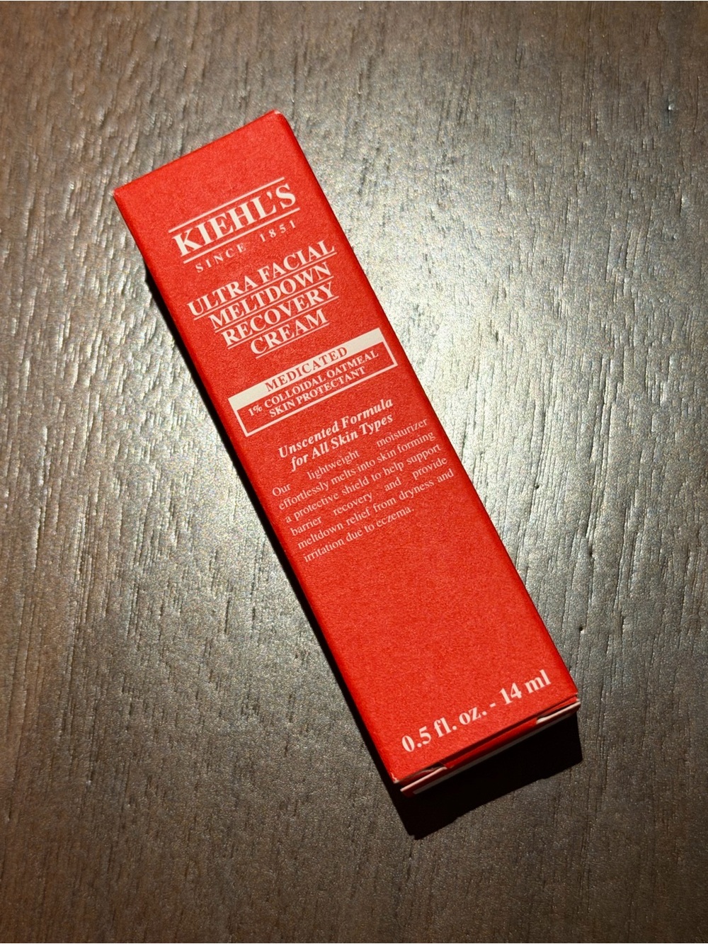 New in box Kiehl's Ultra Facial Meltdown Recovery Cream 0.5 fl oz (14 ml)